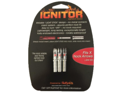 Nufletch Archery Ignitor Lighted Nocks Color Orange 3 Per Pack