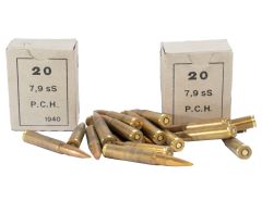 Greek Surplus 8mm Mauser, 198 GR FMJBT, 20rd Box, 960 Round Case 