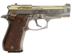 Beretta 84F, 380 ACP, Nickel 