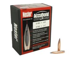 Nosler AccuBond Long Range Bullets 270 Caliber (277 Diameter) 150 Grain Bonded Spitzer Boat Tail Box of 100