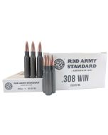 Red Army Standard .308 Win 150 GR. FMJ, 500 RD CASE