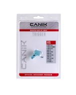 CANIK ENHANCED 90° ALUMINUM FLAT TRIGGER ASSEMBLY - TURQUOISE