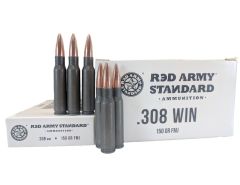 Red Army Standard .308 Win 150 GR. FMJ, 500 RD CASE