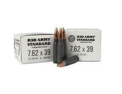 Red Army Standard 7.62x39 122 GR FMJ, 1000 RD CASE