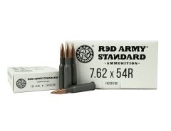 Red Army Standard 7.62x54R 148 GR FMJ, 500 RD CASE